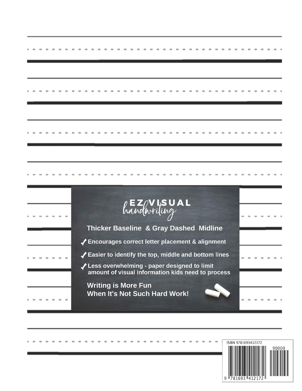 Handwriting Practice Paper | Primary Wide Ruled 8.5 x 11 100 pages: Visual Handwriting Paper Handwriting Help For Kids | Composition Notebook Improves ... Cues Aid School Home | Teacher Resource