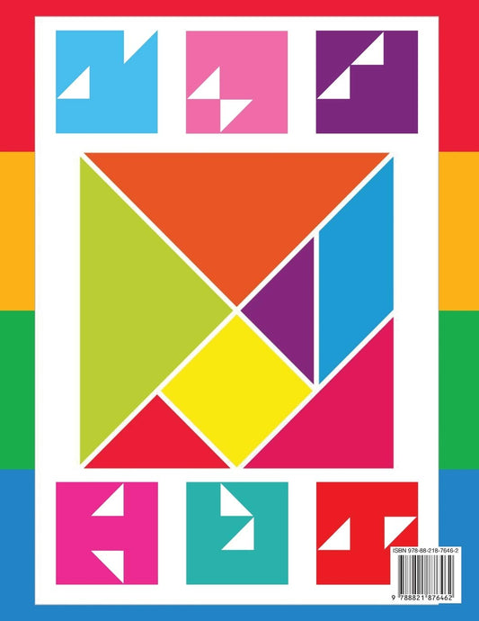 Tangram Book for Kids with Geometric Shapes: 21 Geometric Shapes Tangrams for Kids Puzzles, Tangram Puzzle for Kids