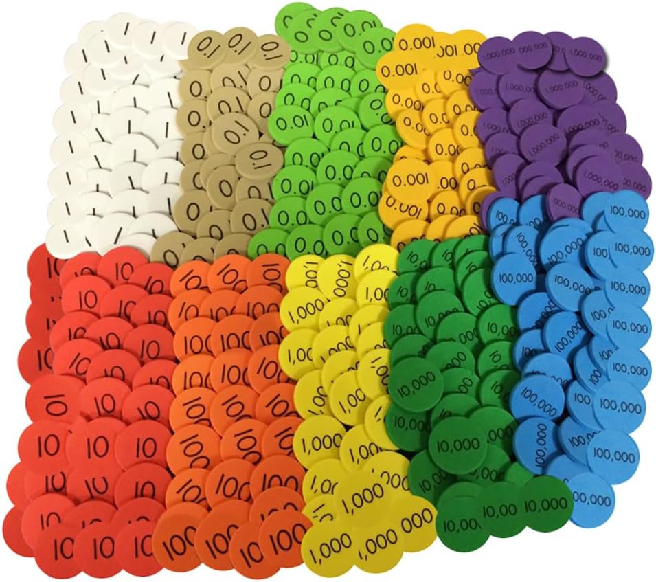 Teacher Created Resources Sensational Math Place Value Discs: 10-Value Decimals to Whole Numbers (TCR626638)