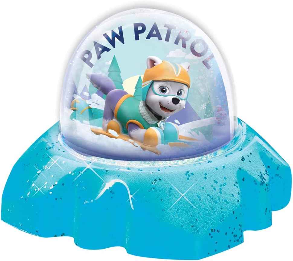 PAW Patrol DIY Glitter Globe Kit – Make Your Own Snow Globe Craft Set for Kids – Build Your Own Water Globes with Glitter, Molding Clay & Printed Designs