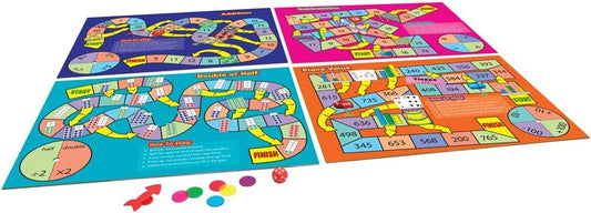 Junior Learning JL425 Math Board Games, Multi