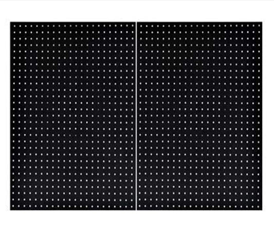 WallPeg Made in USA Pegboard Panels Garage Organization - Wall Storage Kit (PB-2 B) (2) ea - 24" x 16" Peg Board Tool Organizer Panel Set - Garage Organizer Kit