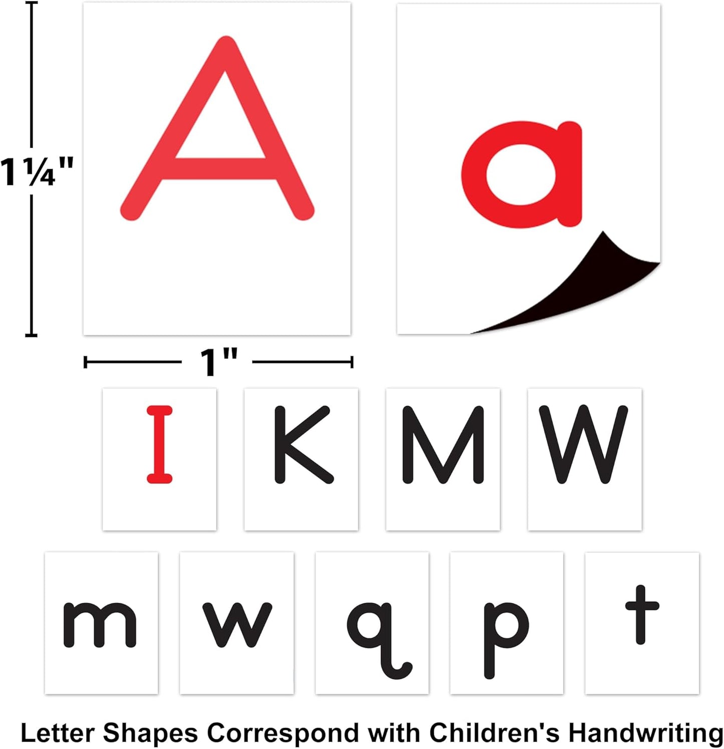 Teacher Primary Concepts AA1421 Magnetic Alphabet Tiles for Grades K-3