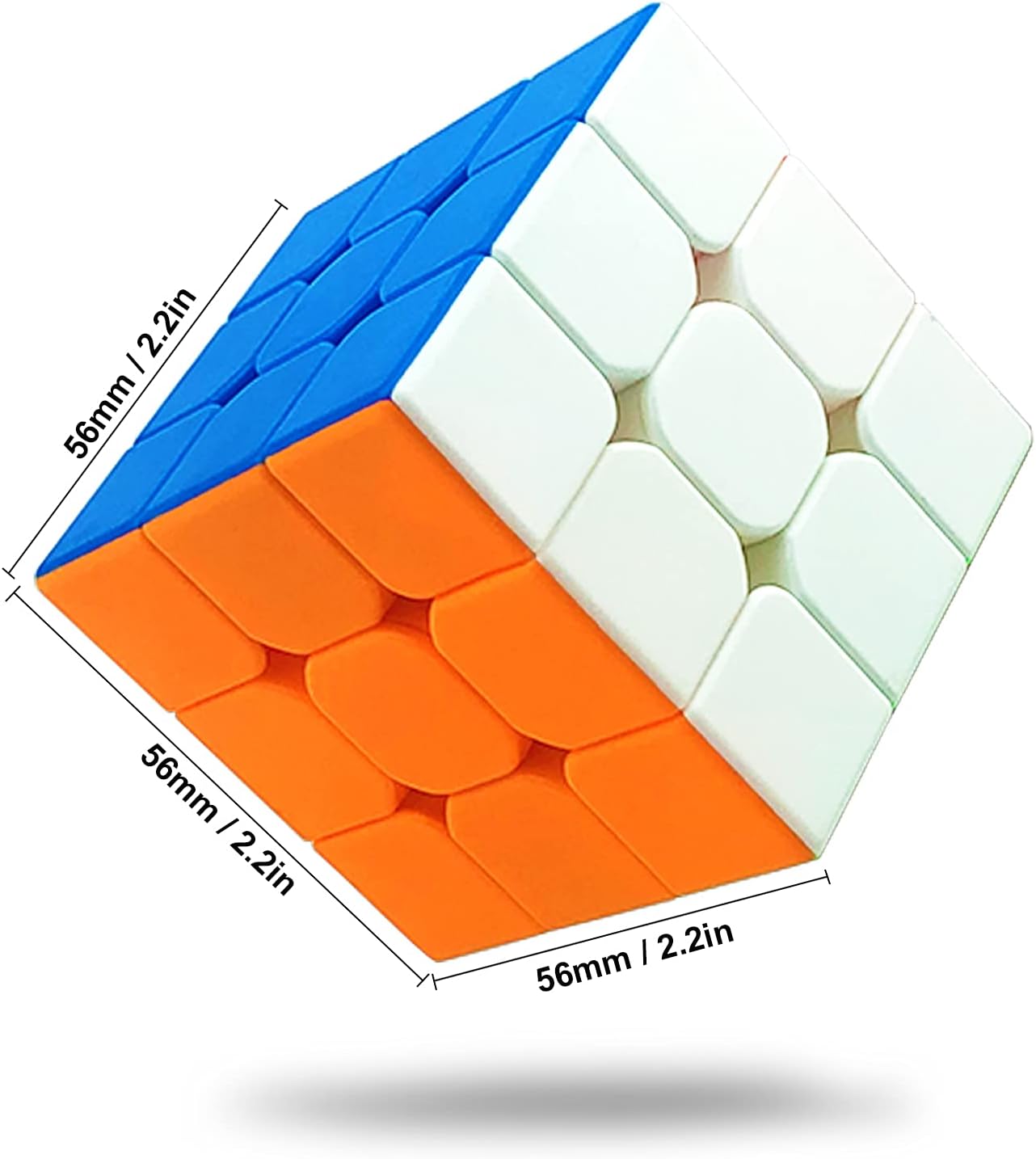 12 Pack Speed Cube 3x3 Set, Stickerless Cube 3X3, Party Favors for All Age, Puzzle Game Toys, Classroom prizes, School Rewards
