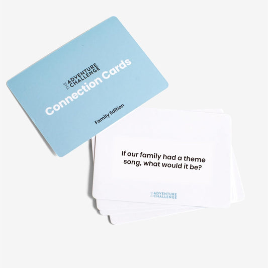 Family Connection Cards – 50 Conversation Starters for Kids and Adults – Interactive Family Bonding Game for Dinners, Road Trips, Vacations – Fun Icebreaker Questions for Meaningful Conversations