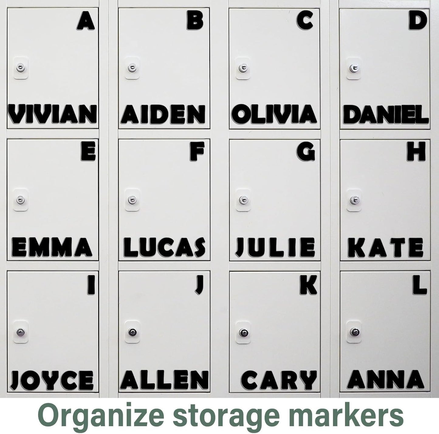Qyeahkj 103 Pcs Black Magnetic Letters 2’’ Black Classic Magnetic Letters for Whiteboard Fridge Magnetics Alphabet Letter Kit for Tool for Home