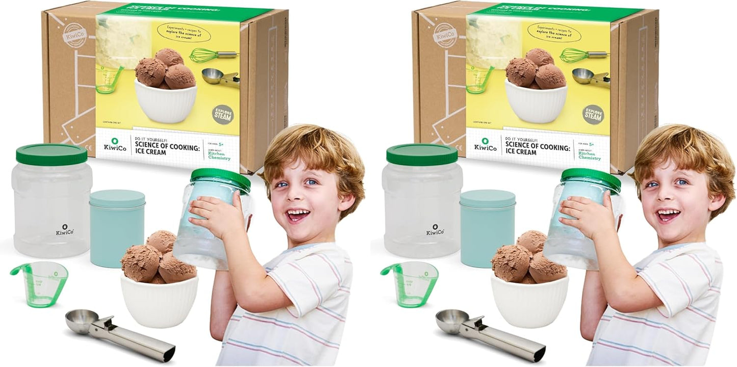 KiwiCo - Science of Cooking: Ice Cream, Learning Cooking Through Chemistry Project, STEM Kit & Science Gift for Ages 5+