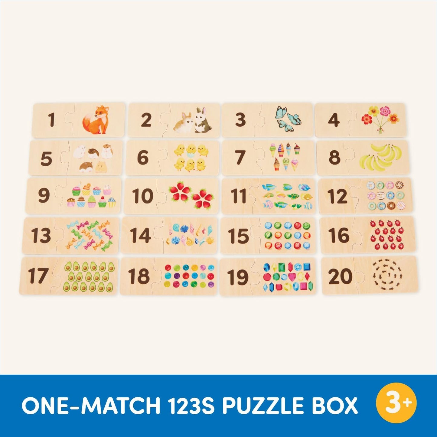 Battat – One – Match Puzzle – Alphabets Wooden Puzzle for Toddlers – Wooden Toys – Educational Toys – 3+ Years– Self Correcting Puzzles with Storage Box ABC