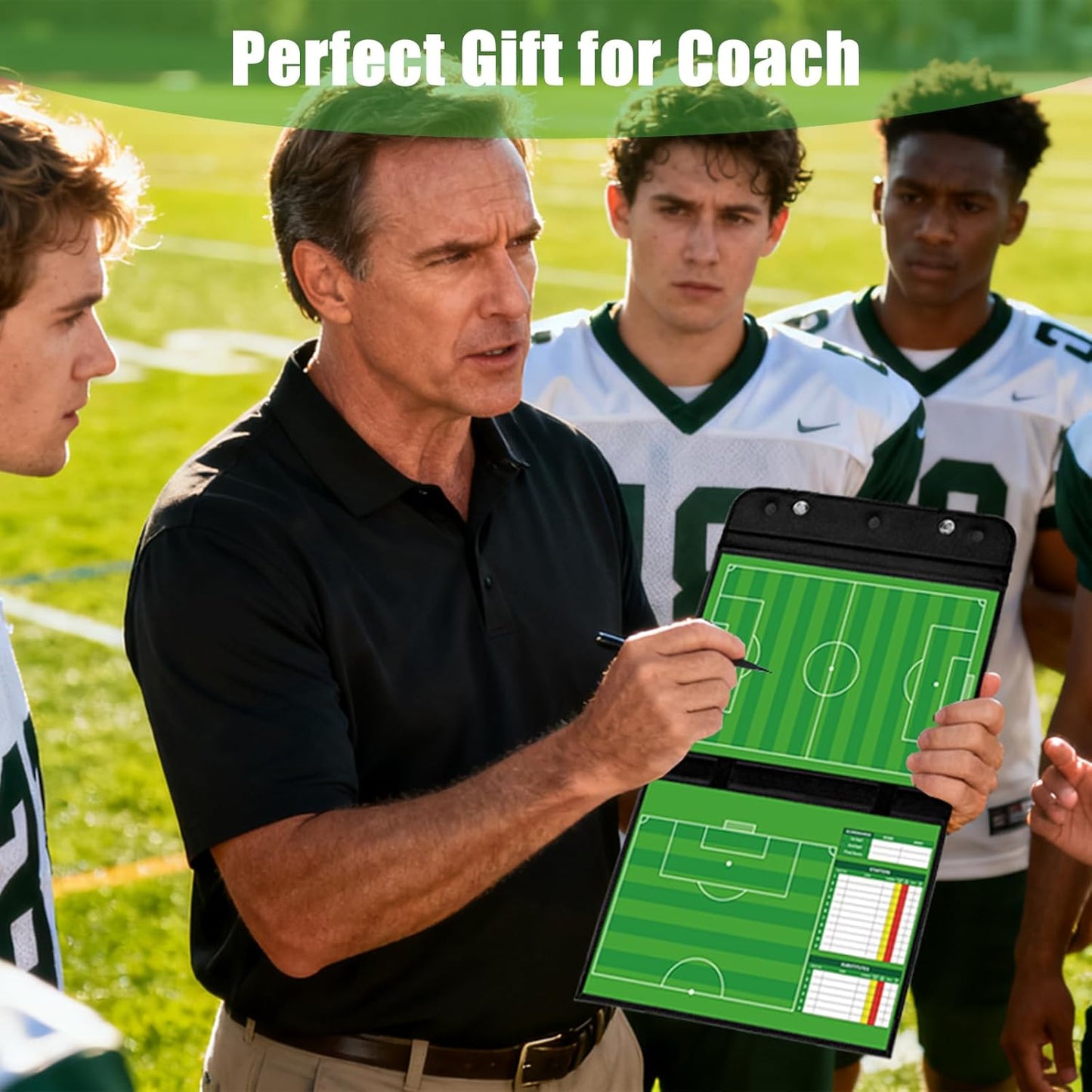 Magnetic Baseball Lineup Board for Dugout, 60 Magnets Coaching Clipboard with Dry Erase & Waterproof Bag – Dugout Organizer for Youth Baseball & Softball Coaches