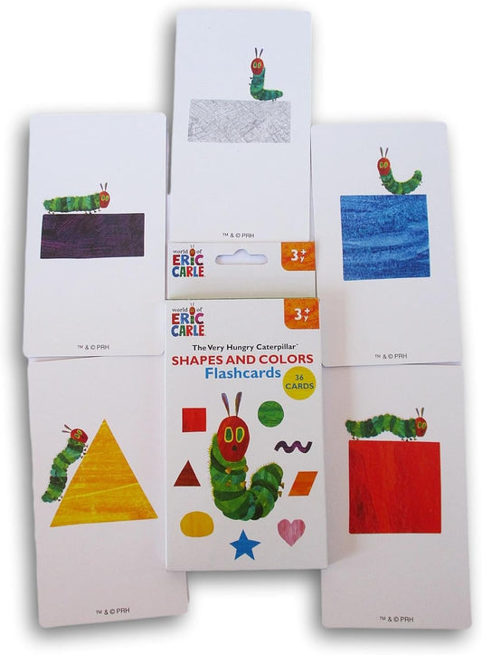World of Eric Carle Early Learning Flash Cards - Shapes and Colors for 3+ - 36 Count