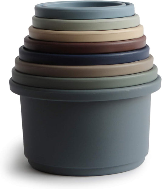 mushie Stacking Cups Toy | Made in Denmark (Original)