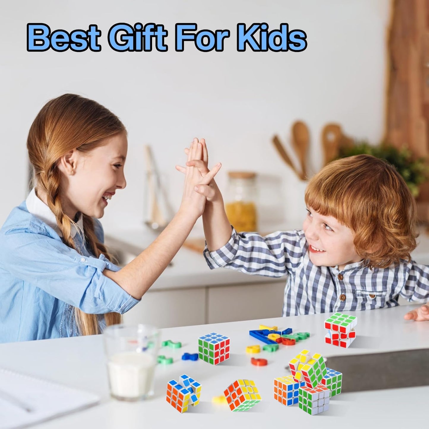 Mini Cube 24 Pack Puzzle Party Favors for Kids Birthday Party Favors, Magic Cube Classroom Prize for Students & School Rewards, Stress Relief Toys Easter Christmas Stocking Goody Bag Filler