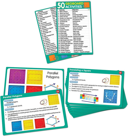 Junior Learning JL342 50 Geoboard Activities, Multi Medium