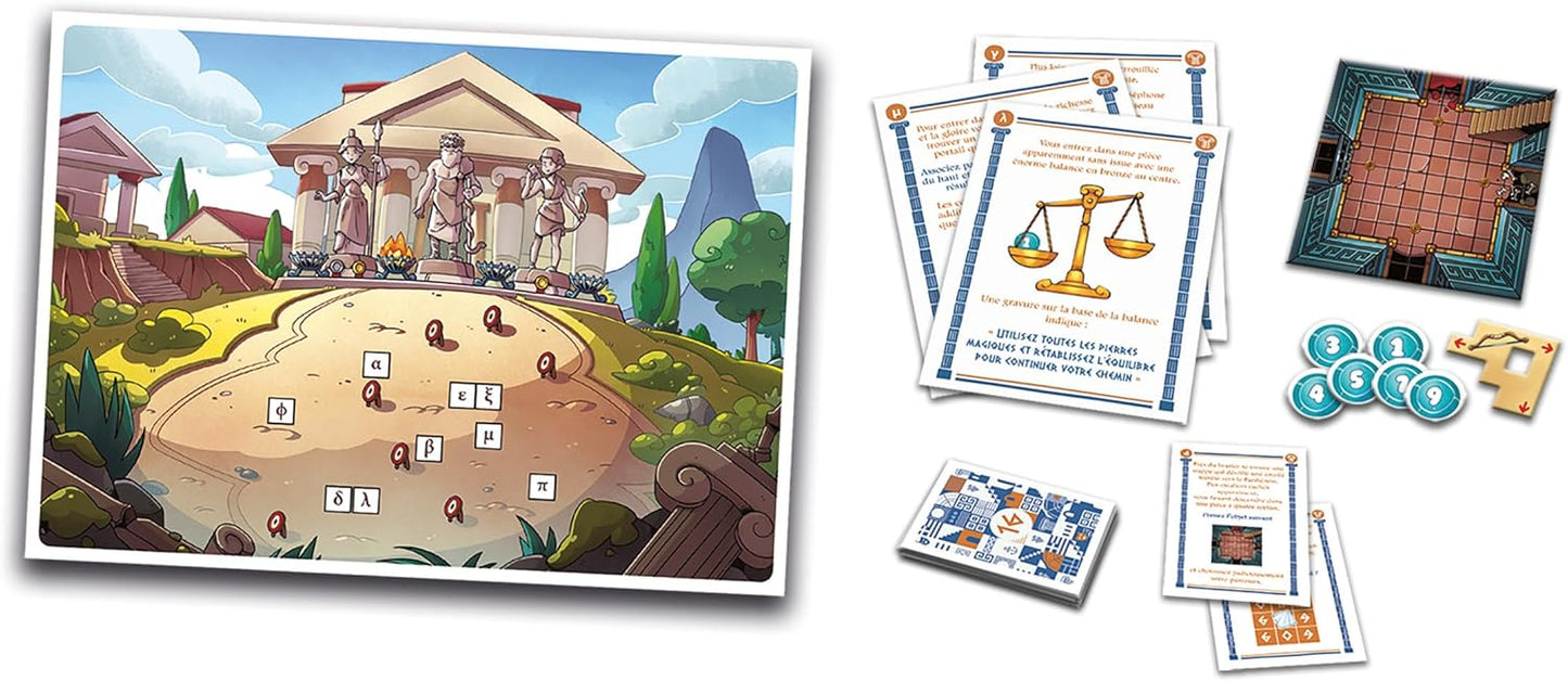 Clementoni - Escape Game - Un Voyage À Travers le Temps - Jeu de Société et de Logique Pour Toute la Famille - Énigmes à Résoudre - À partir de 8 Ans - 1 à 6 Joueurs - Français - 52814