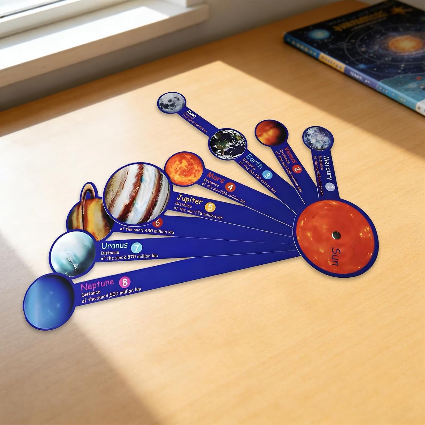 Solar System Model Cards Science Toys Educational Science Kits Solar System Project Kit Preschool Flash Cards Science Toys for Kids