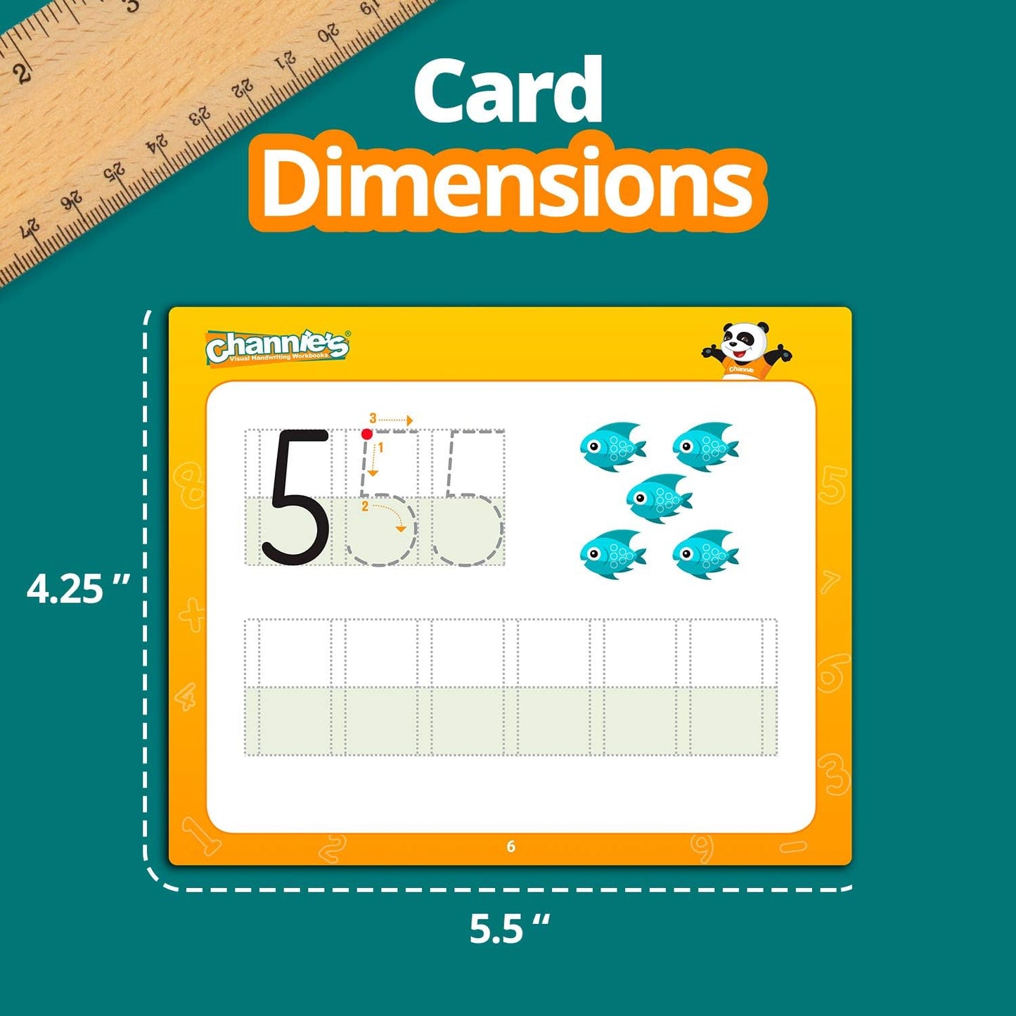 Channie’s One Card a Day Single Digit Addition and Subtraction Flash Cards, 34 Dry Erase Pre K - 1st Grade Math Flashcards for Kids, 312 Problems, Fun & Easy to Follow
