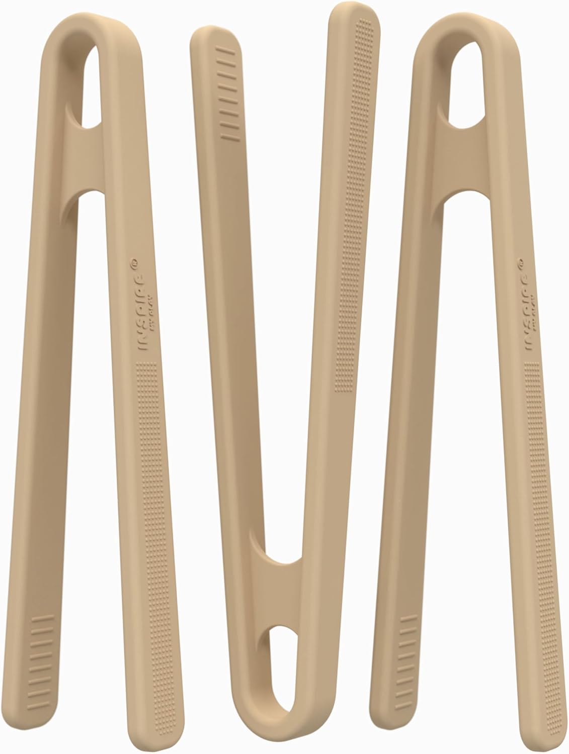Inspire My Play 3 x Coral Silicone Mini Tongs for Kids - Kids Tweezers for Fine Motor - Small Toddler Tongs - Child Sensory Toys and Accessories