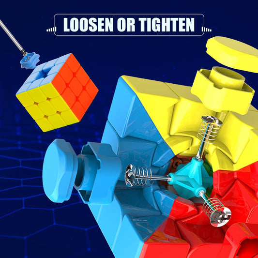 STEAM Life Speed Cube Set, Speed Cube Set of 2x2 3x3 4x4 Megaminx and Pyramid Cube Smoothly Stickerless Magic Cubes Collection for Kids & Adults