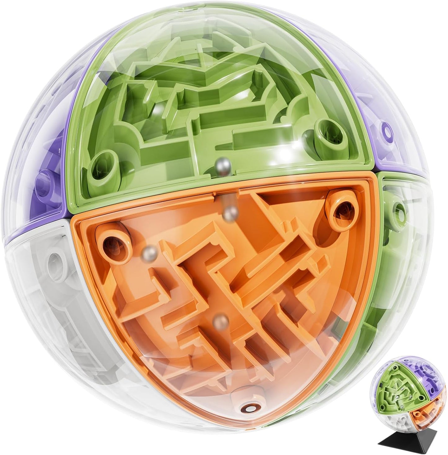 3D Ball Puzzle for Kids 5-8 8-12, Color Matched Game, Kids Toy with Logical Reasoning, Education Sensory Learning Toys Birthday Gift for Kids Adults 5 6 7 8 9+ Years Old Boys