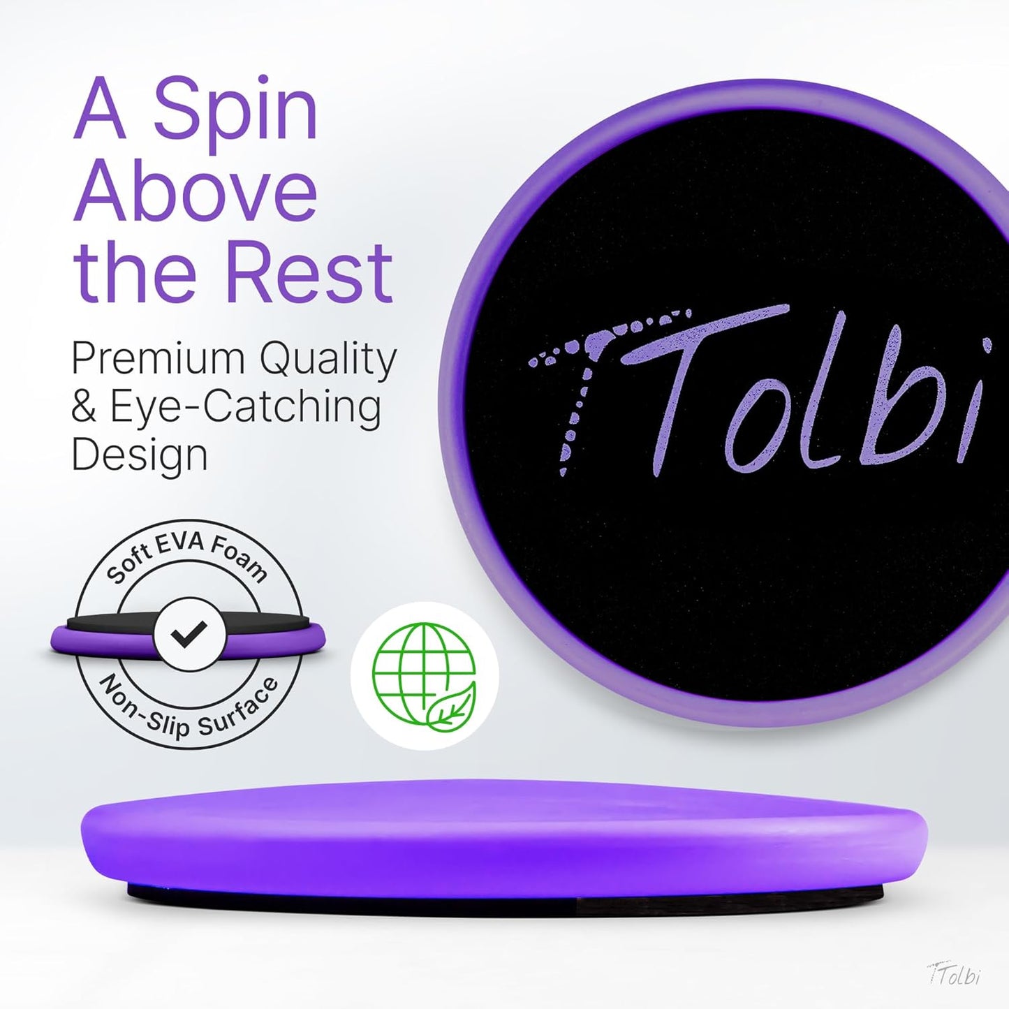 Premium Turning Boards for Dancers – Improve Spins, Technique & Balance, Ideal Turn Board for Ballet, Dancing & Figure Ice Skating, Portable Spin Disc for Dance & Spinner Disk Training Equipment