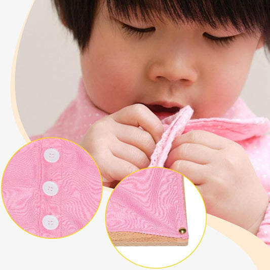 Educational Early Learning Tool Dressing Frame for 2-8 Years Old Learn to Dress Practice Skills Development Toy, Zipper