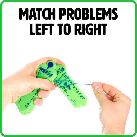 Learning Wrap-Ups Multiplication Keys - Self Correcting Math Tool for Kids Grade Level 2-6