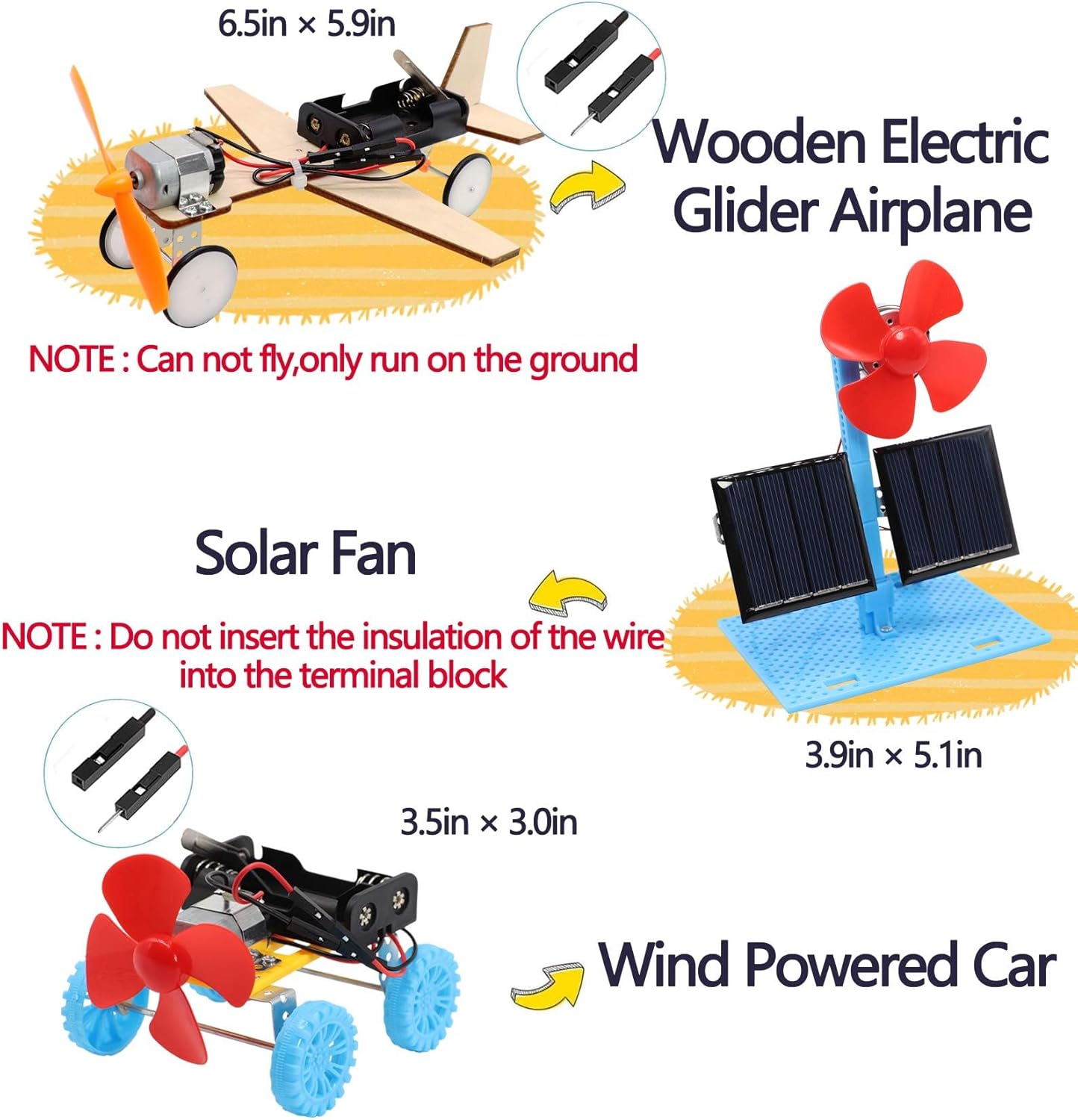 4 in 1 Solar Power & Electric Motor STEM Kits,Science Experiment Projects for Kids Beginners,Electronic Assembly Solar Powered Toy Kit,DIY Educational Engineering Experiments for Boys and Girls