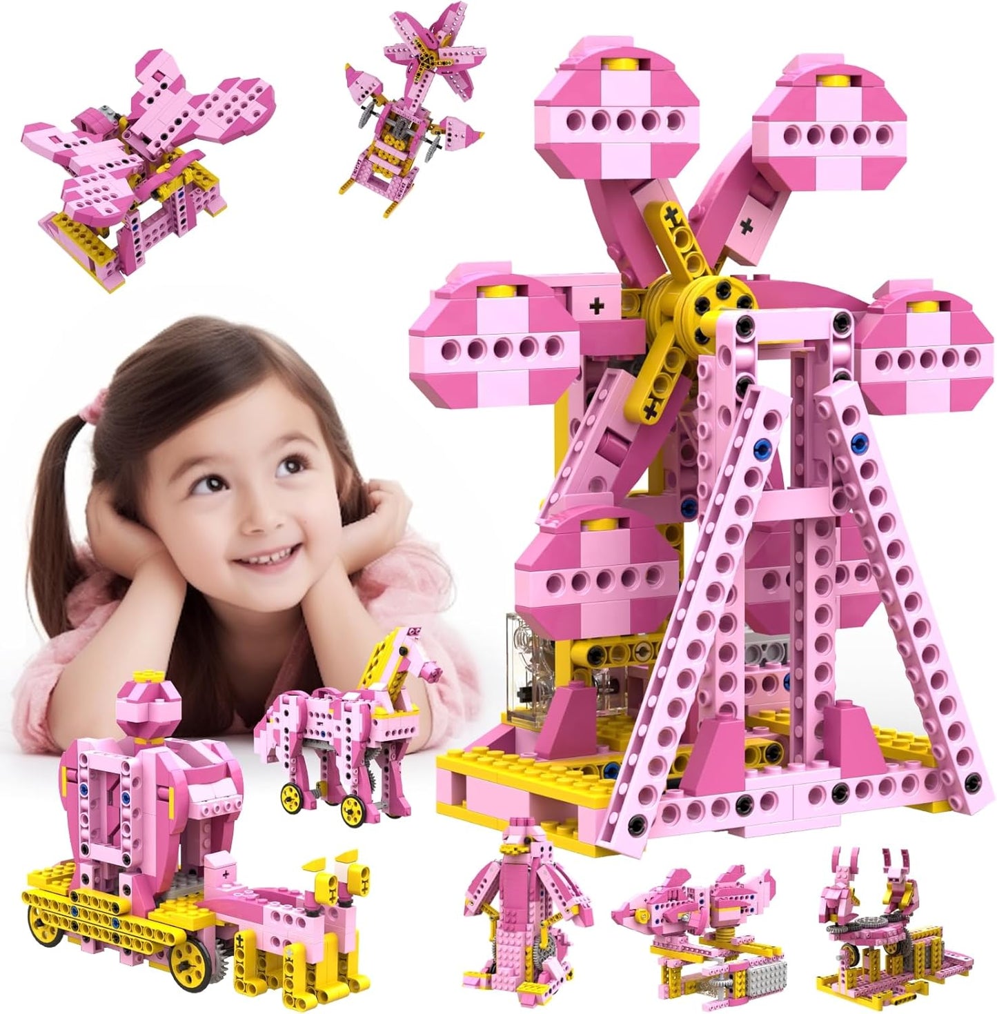 8 in 1 STEM Kits for Kids Age 6-8, DIY Electronic Monster Truck Building Kit, STEM Toys for Boys Craft Projects 8-10, Build Robot DIY Activity for Ages 6 7 8 9 10 11 12 + Years