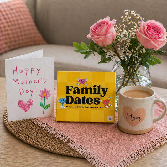 Happy Duo Family Dates 40 Scratch Off Cards – Summer Activities for Kids and Parents – Family Games for Kids and Adults