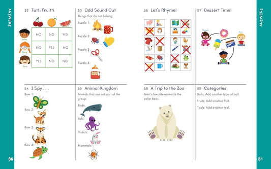 Logic Puzzles for Clever Kids: Fun brain games for ages 4 & up