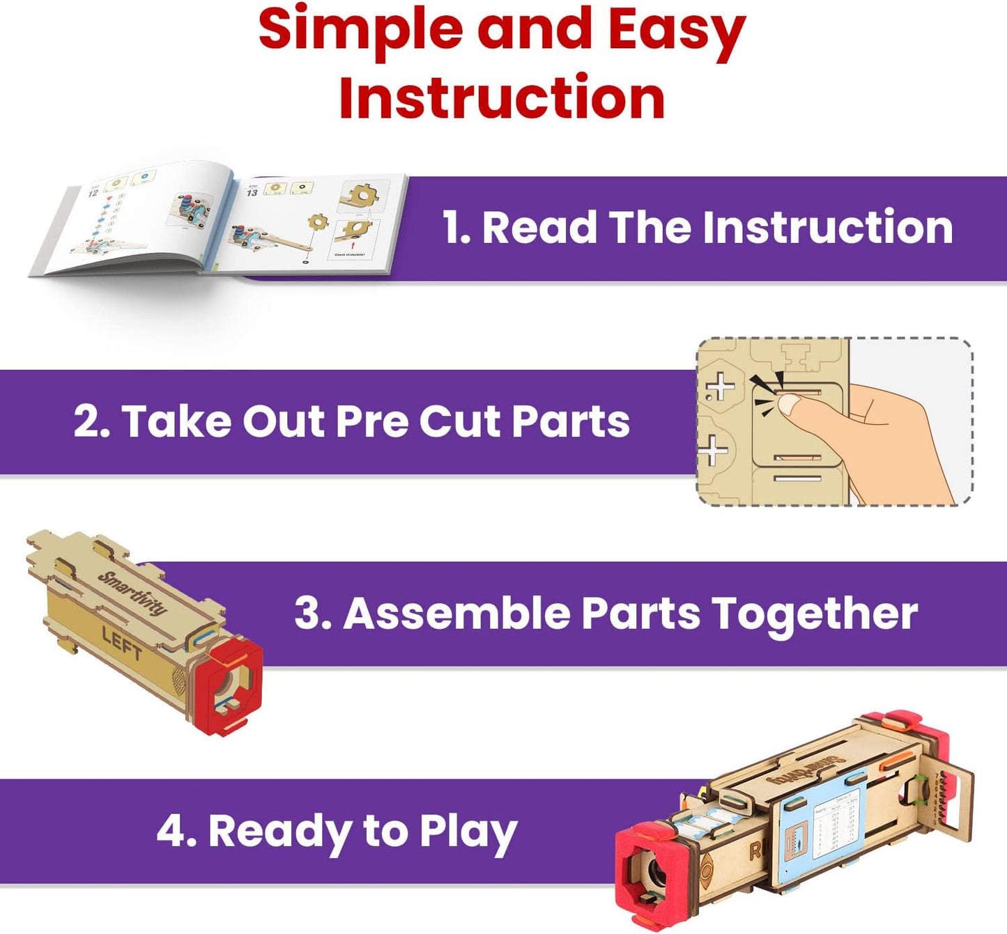 Smartivity Telescope STEM Toy for Kids Ages 8-14 Years | Measure Height & Distance | Cool Birthday Gifts Ideas for Boys & Girls | DIY Science Kit for 8,9,10,11,12,13,14 I Wooden Engineering Game