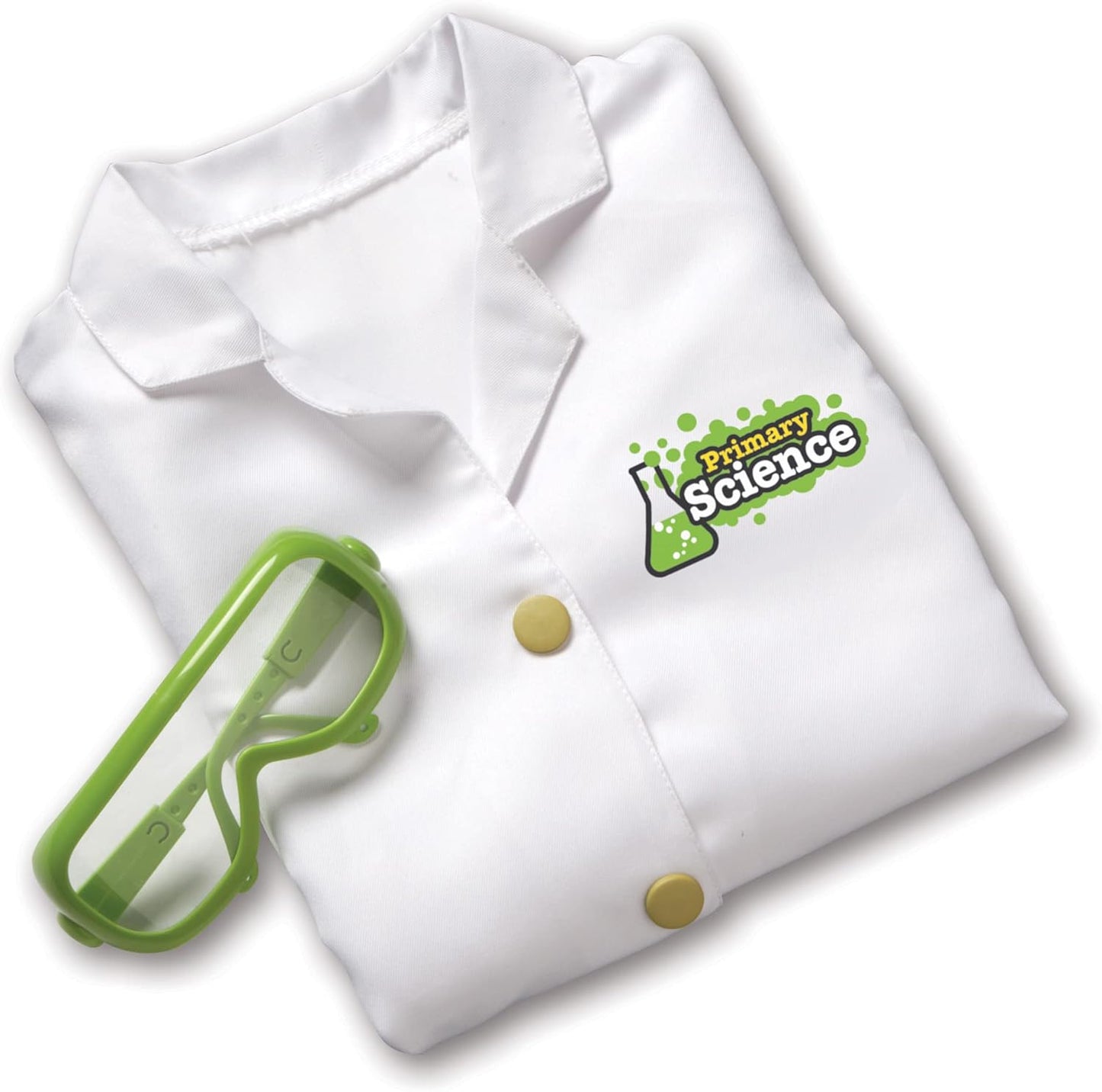 Learning Resources Beaker Creatures Lab Gear - 2 Pieces, Ages 5+ Lab Coat & Glasses for Kids, Science Exploration Games, STEM Toys for Kids
