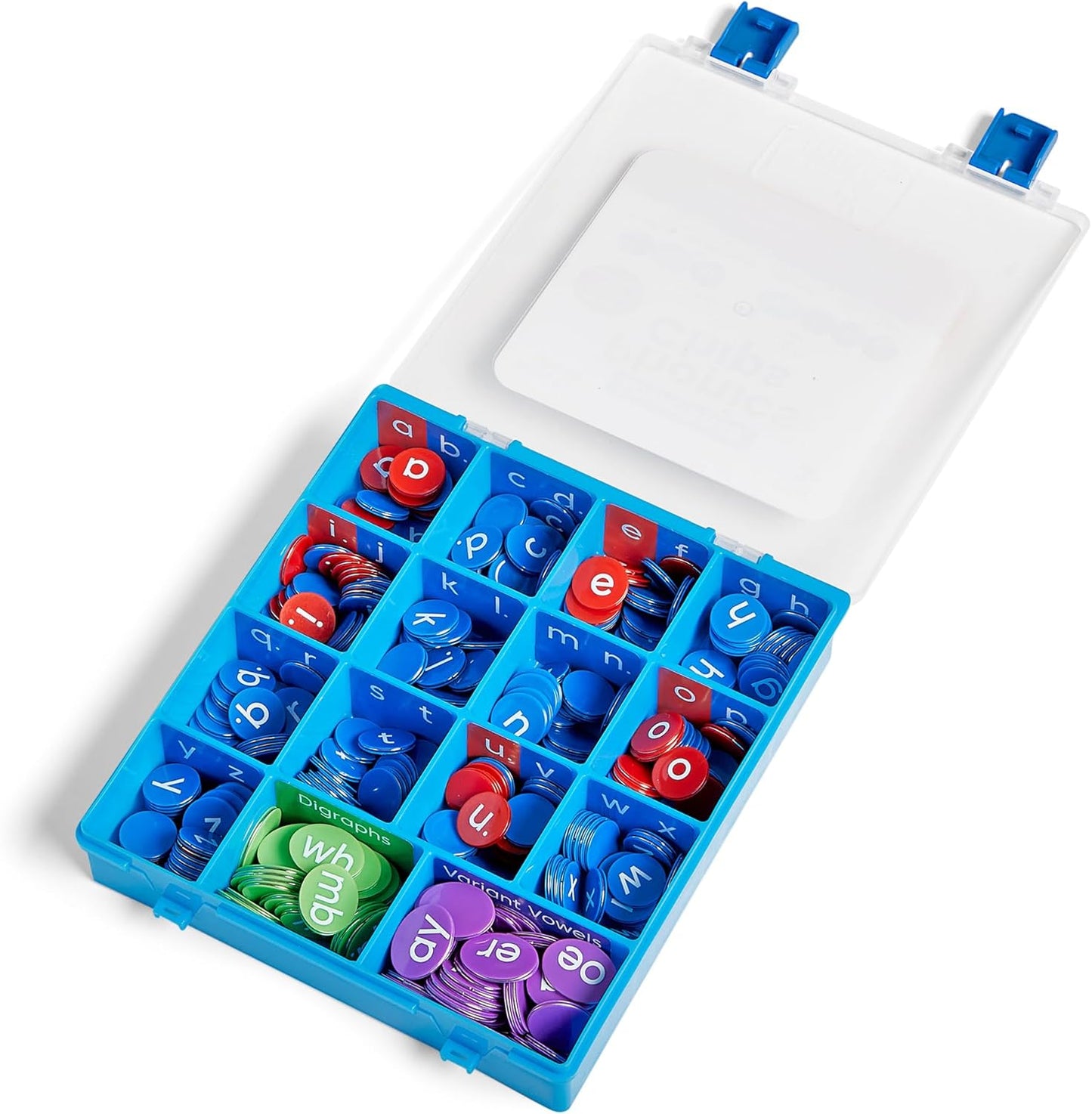 hand2mind Lowercase Phonics Chips, Phonics Manipulatives for Kindergarten, Phonemic Awareness, Science of Reading Classroom Materials, Reading Tools for Kids, Alphabet Letter Tiles for Spelling