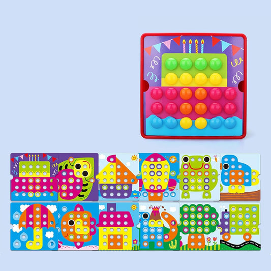 Creative Pegboard Game Set for Toddlers and Preschoolers, Style E