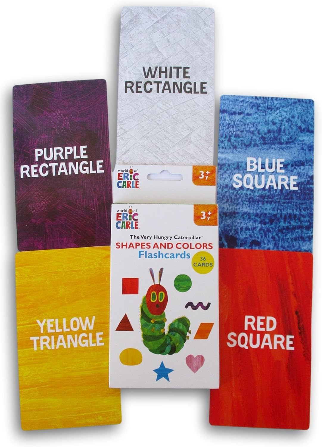 World of Eric Carle Early Learning Flash Cards - Shapes and Colors for 3+ - 36 Count