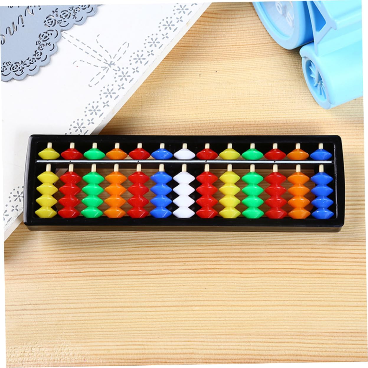 Abacus for Kids,Plastic Abacus Maths Learning Abacus Chinese Calculator Counting Tool Educational Tool for Kids