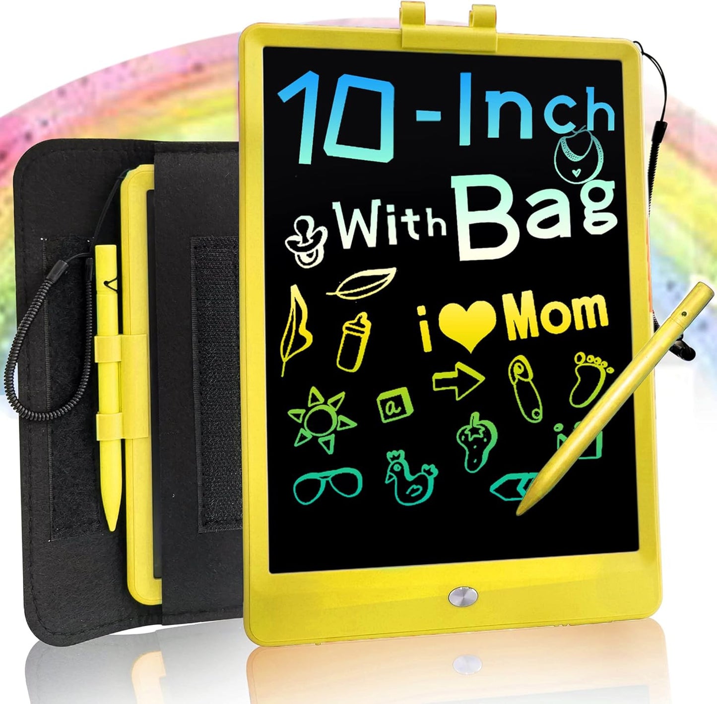 2 Pack LCD Writing Tablet for Kids Doodle Board 10 Inch, Electronic Drawing Tablet Drawing Pads, LEYAOYAO Drawing Board Learning Educational Toddler Toy - Gift for 3-6 Years Old Boys Girls