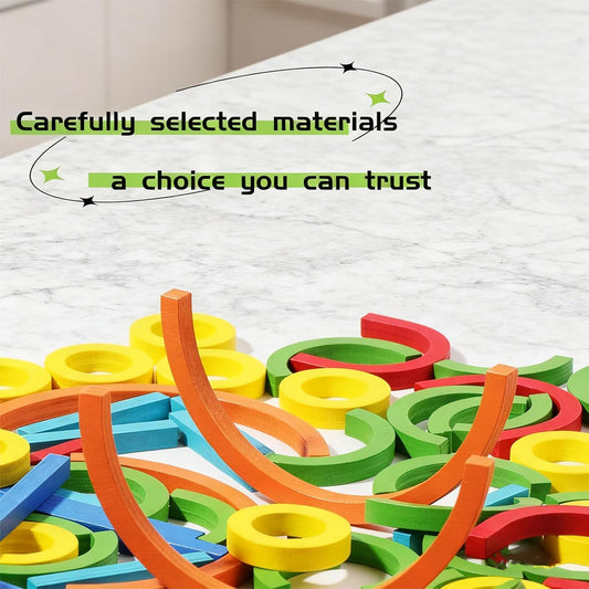 Winbar Kids Toys for Creative Learning, Building Educational Resources Toys for Preschool and Kindergarten Boys and Girls Matching Blocks Logical Educational Classroom Family Game Toy