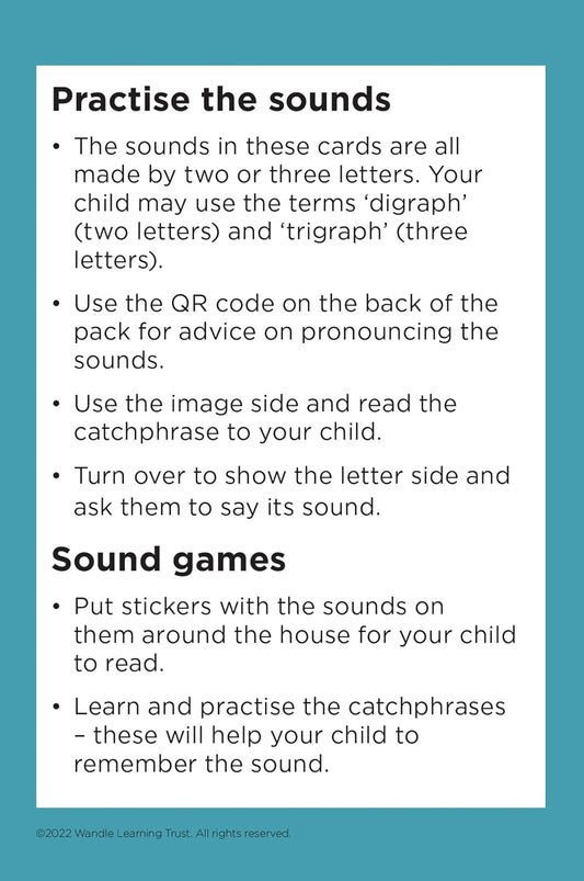 Little Wandle at Home More Phonics Flashcards for Reception