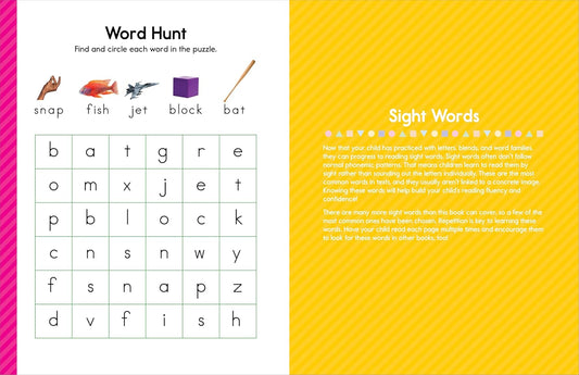 My First Learn-to-Read Preschool Workbook: Practice Pre-Reading Skills with Phonics, Sight Words, and Simple Stories! (My First Preschool Skills Workbooks)
