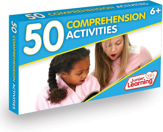 Junior Learning JL355 50 Comprehension Activities, Multi, Medium