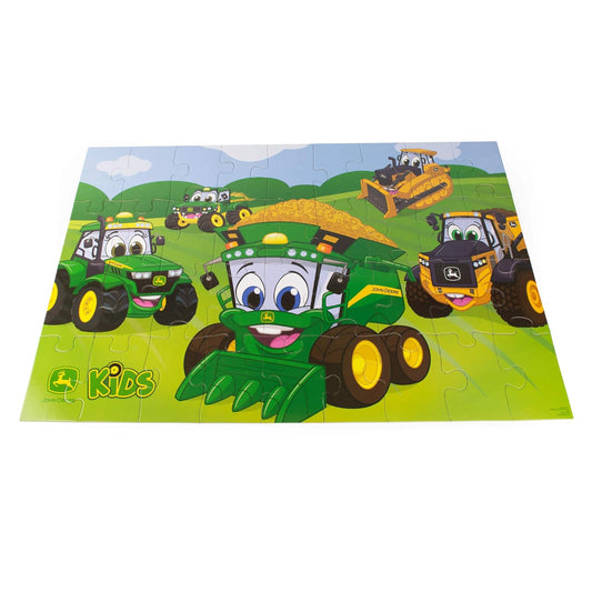 John Deere Kids Floor Puzzle - Large Kids Puzzles - John Deere Tractor Toys - Ages 3 and Up - 3" x 2" - 36 Pieces