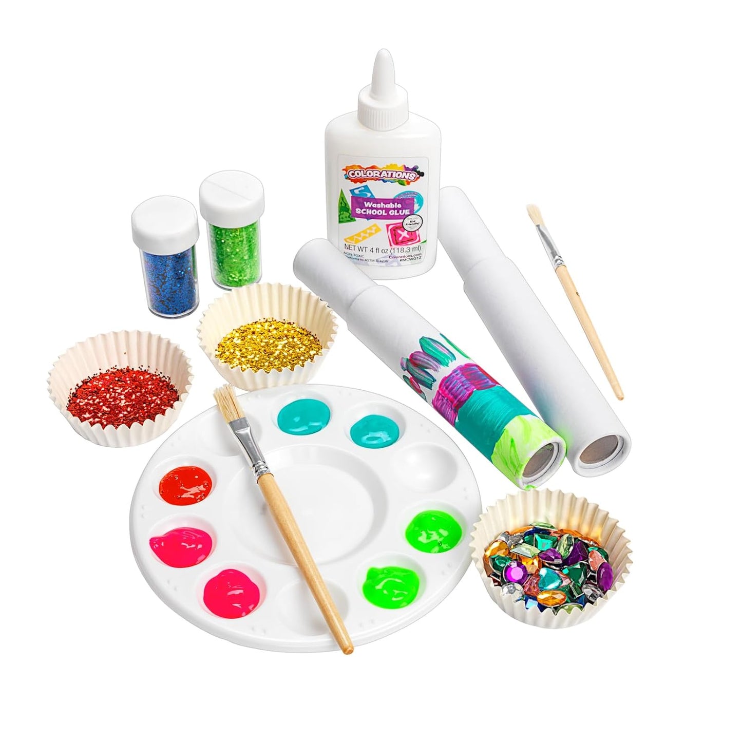 Colorations Decorate Your Own Telescopes – Set of 10