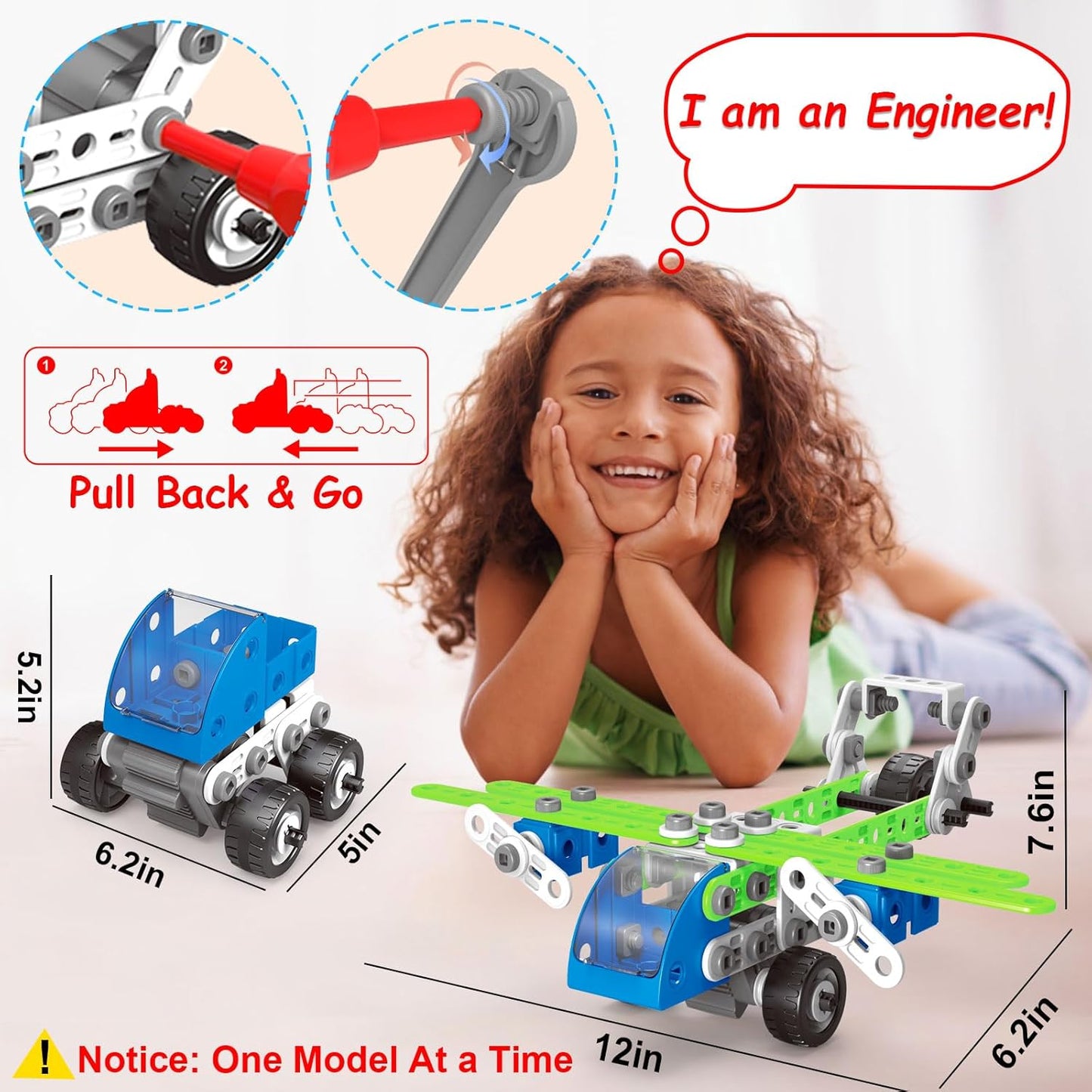 10 in 1 STEM Toys for 4 5 6 7 8+ Year Old Boy Girl Birthday Gifts Building Toys Stem Kits Activities for Kids Ages 4-8 5-7 6-8 Educational Learning Boy Toys Age 3-5 4-6 8-10 Engineering Creative Games