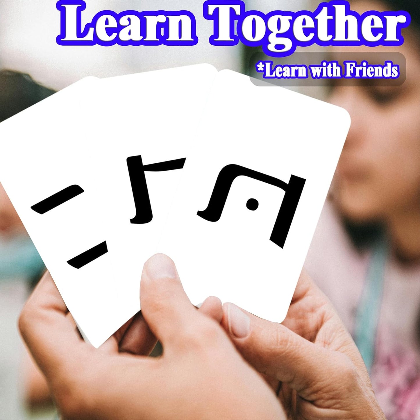 Hebrew Biblical Alphabet Flashcards, Complete Large Size 57 Cards Includes Consonants, Vowels, with Dagesh & Final Form, Hebrew Alef Bet Letter Educational Cards for Jewish Language Learning