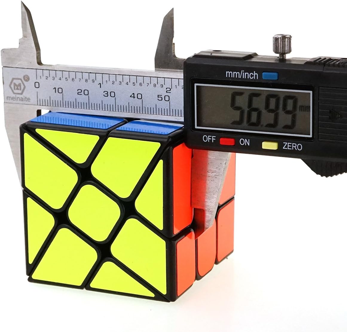 CuberSpeed Windmill Magic Cube 3x3 Black Wheel Fenghuolun Twisty Puzzle 3x3x3 Speed Cube Puzzle