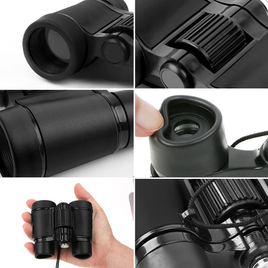 Scotamalone Kids Binoculars Shock Proof Toy Binoculars Set for Age 3-12 Years Old Boys Girls Bird Watching Educational Learning Hunting Hiking Birthday Presents