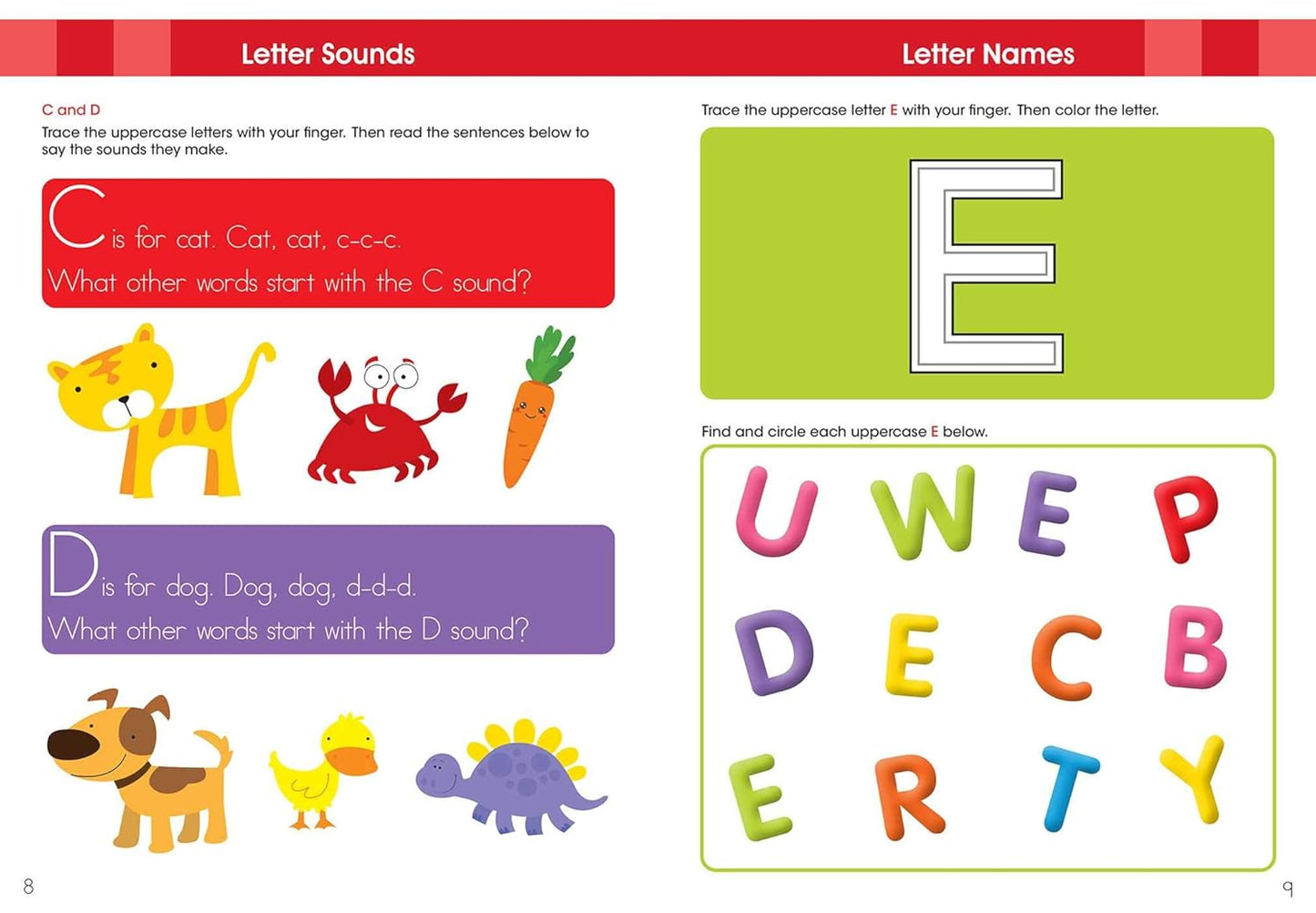 Ready to Learn: Pre-Kindergarten Reading Workbook: Beginning Sounds, Sequencing, Letter Practice, and More!