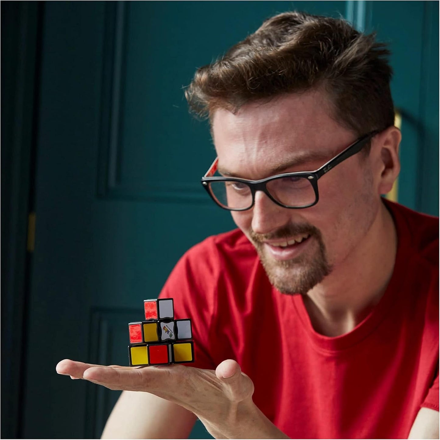 RUBIK'S, SPIN MASTER Rubik's 3x1 Edge Original Cube Beginner Professional Color Cobination Puzzle Problem Solving One Layer Suitable for Kids Age 8+