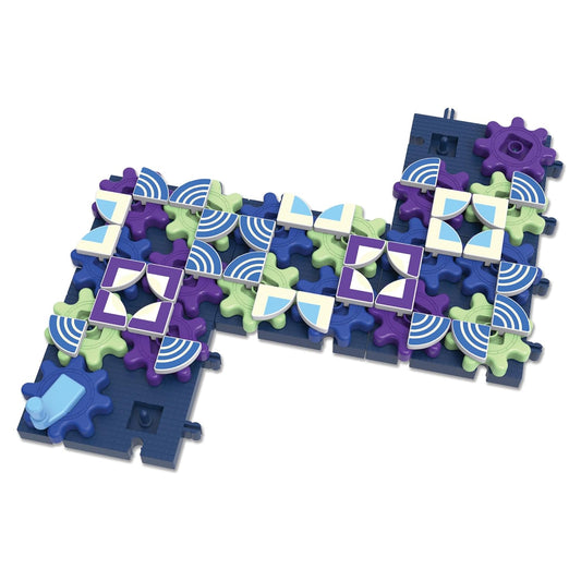 Learning Resources Glowing PatternGears - Building Set with Glow in the Dark Stickers, Toddlers Hands-On Toy, STEM Construction & Engineering, Fine Motor, Gifts for Boys and Girls